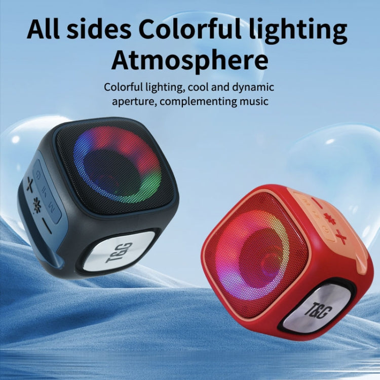 T&G TG359 Portable Outdoor LED Wireless Bluetooth Speaker(Blue) - Mini Speaker by T&G | Online Shopping South Africa | PMC TechLife | Buy Now Pay Later Mobicred
