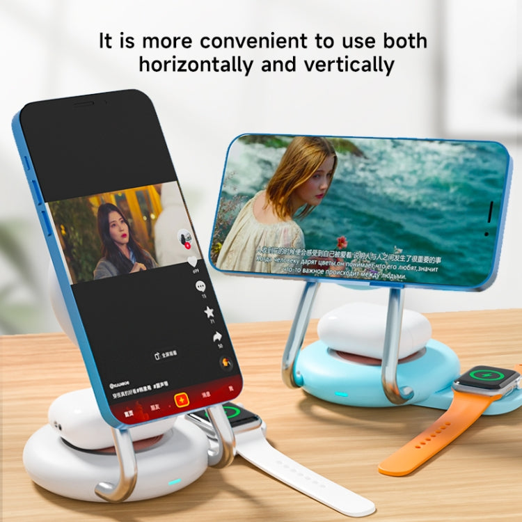 N21 15W 3 in 1 Transparent Magnetic Wireless Charger(White) - free shipping - PMC TechLife - Order now!