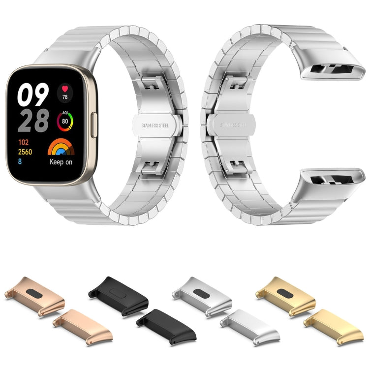 For Xiaomi Redmi Watch 3 / Mi Watch Lite 3 1 Pair Metal Watch Band Connector(Silver) -  by PMC TechLife | Online Shopping South Africa | PMC TechLife