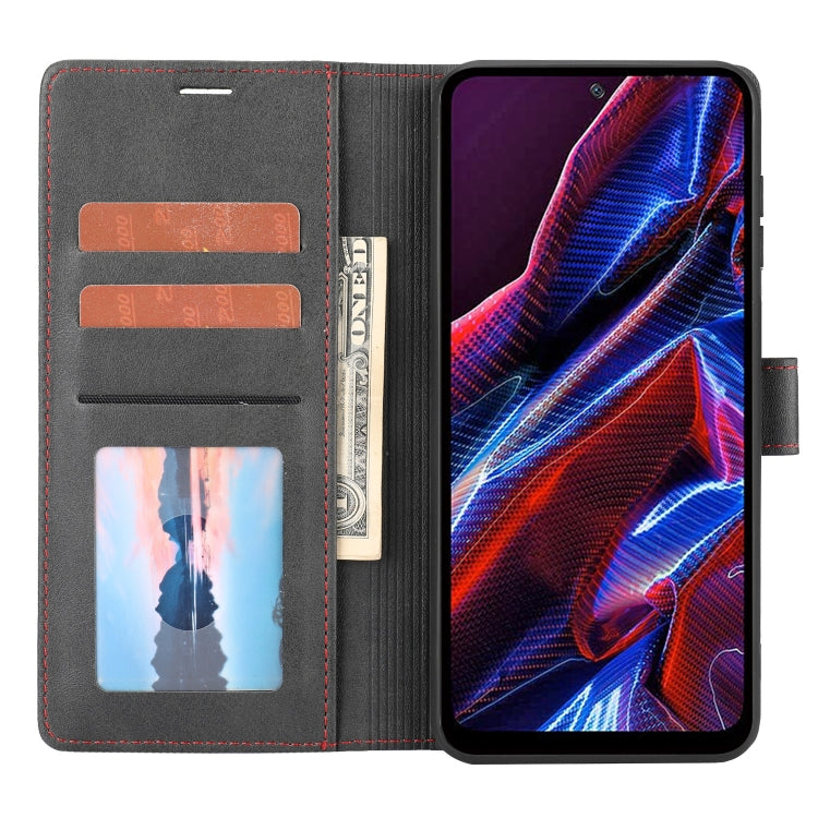 For Xiaomi Poco X5 Classic Wallet Flip Leather Phone Case(Black) - free shipping - PMC TechLife - Order now!