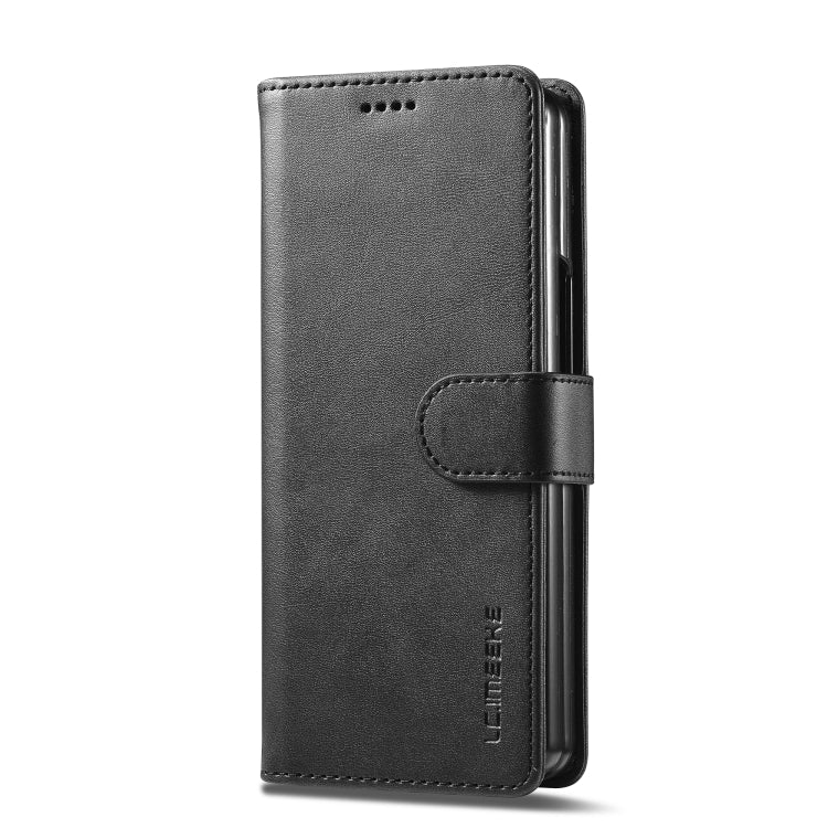 For Samsung Galaxy Z Fold5 5G LC.IMEEKE Calf Texture Leather Phone Case(Black) - free shipping - PMC TechLife - Order now!