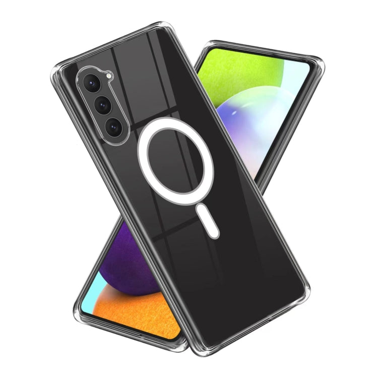 For Samsung Galaxy S23+ 5G MagSafe Magnetic Acrylic TPU Phone Case(Transparent) - Galaxy S23+ 5G Cases by PMC TechLife | Online Shopping South Africa | PMC TechLife