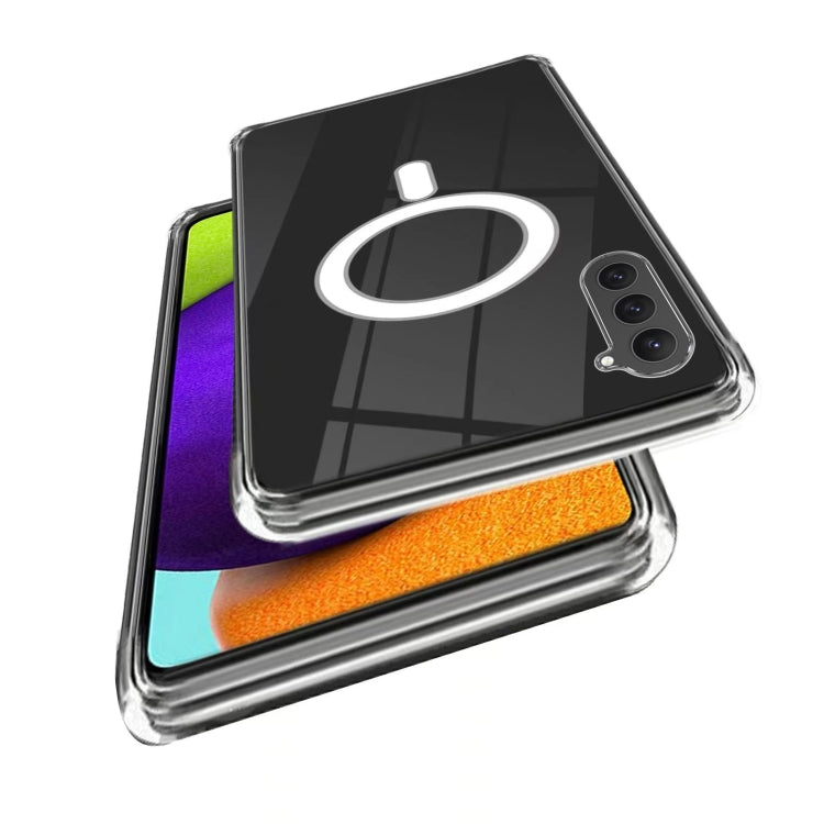 For Samsung Galaxy S23+ 5G MagSafe Magnetic Acrylic TPU Phone Case(Transparent) - Galaxy S23+ 5G Cases by PMC TechLife | Online Shopping South Africa | PMC TechLife