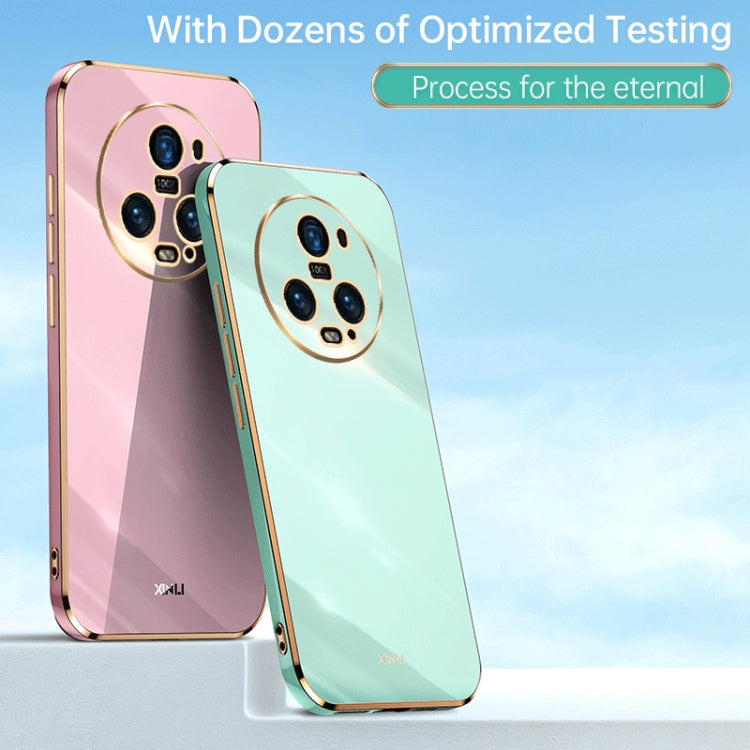 For Honor Magic5 Pro 5G XINLI Straight Edge 6D Electroplate TPU Phone Case(Cherry Purple) - free shipping - PMC TechLife - Order now!