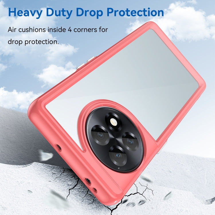 For OnePlus 11R 5G Colorful Series Acrylic + TPU Phone Case(Red) - free shipping - PMC TechLife - Order now!