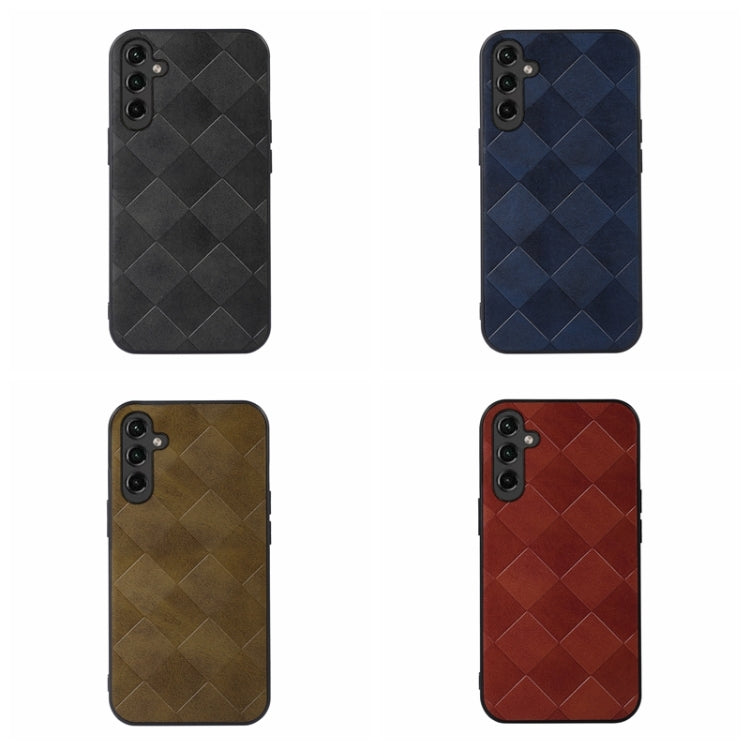 For Samsung Galaxy A24 4G Weave Plaid PU Phone Case(Green) - free shipping - PMC TechLife - Order now!