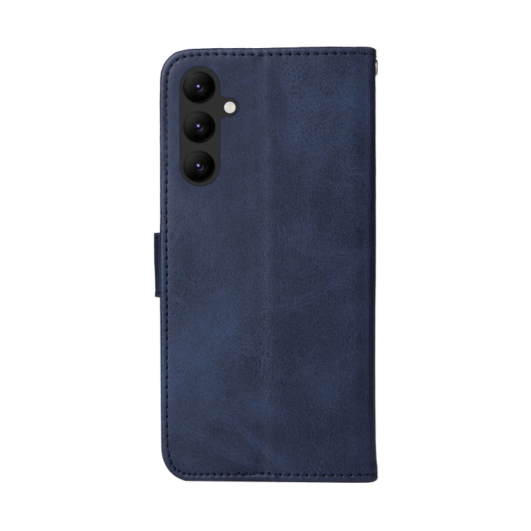 For Samsung Galaxy A24 4G Classic Calf Texture Flip Leather Phone Case(Blue) - free shipping - PMC TechLife - Order now!