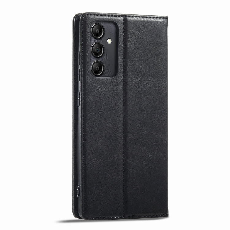 For Samsung Galaxy A14 4G/5G LC.IMEEKE RFID Anti-theft Leather Phone Case(Black) - free shipping - PMC TechLife - Order now!