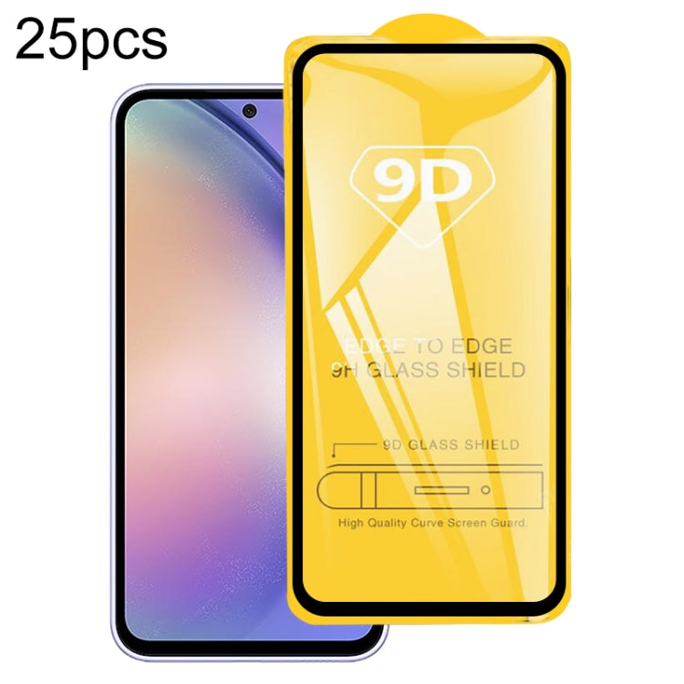For Samsung Galaxy A54 25pcs 9D Full Glue Full Screen Tempered Glass Film - free shipping - PMC TechLife - Order now!