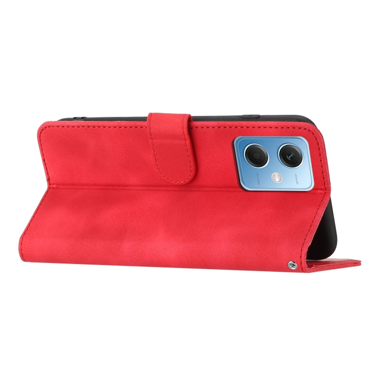 For Xiaomi Redmi Note 12 5G Heart Pattern Skin Feel Leather Phone Case(Red) - free shipping - PMC TechLife - Order now!