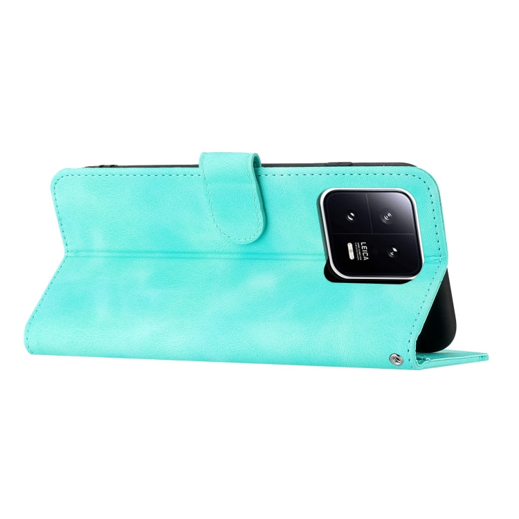 For Xiaomi 13 Heart Pattern Skin Feel Leather Phone Case(Light Blue) - free shipping - PMC TechLife - Order now!