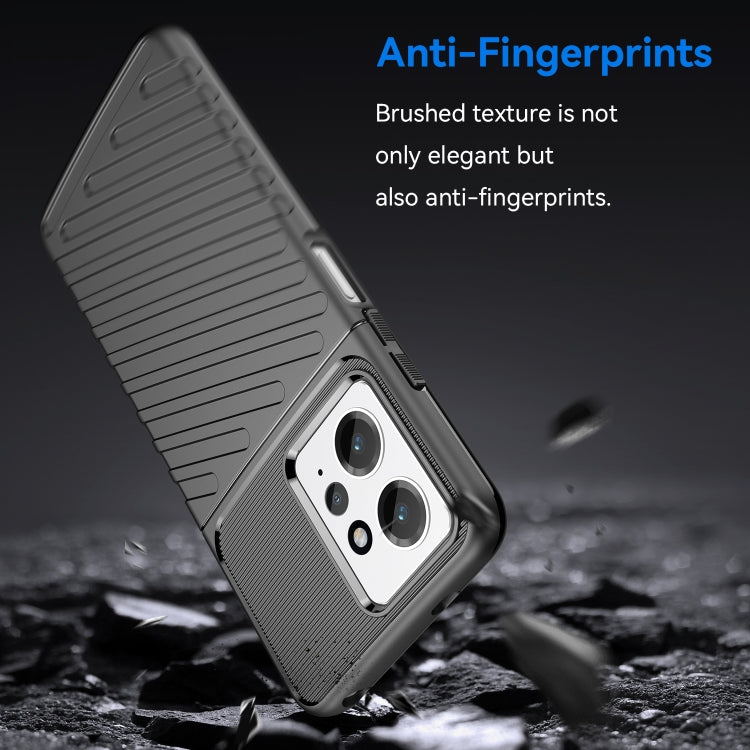 For Xiaomi Redmi Note 12 4G Global Thunderbolt Shockproof TPU Protective Soft Phone Case(Black) - free shipping - PMC TechLife - Order now!