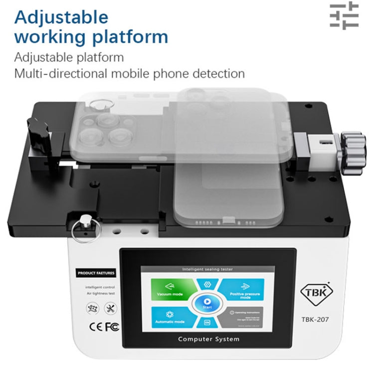 TBK-207 Portable Intelligent Air Tightness Detector Built-in Vacuum Pump(AU Plug) - free shipping - PMC TechLife - Order now!