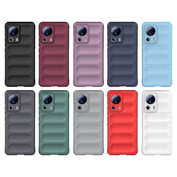 For Xiaomi 13 Lite Magic Shield TPU + Flannel Phone Case(Red) - free shipping - PMC TechLife - Order now!