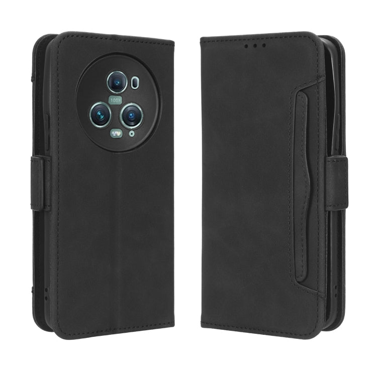 For Honor Magic5 Pro Skin Feel Calf Texture Card Slots Leather Phone Case(Black) - free shipping - PMC TechLife - Order now!
