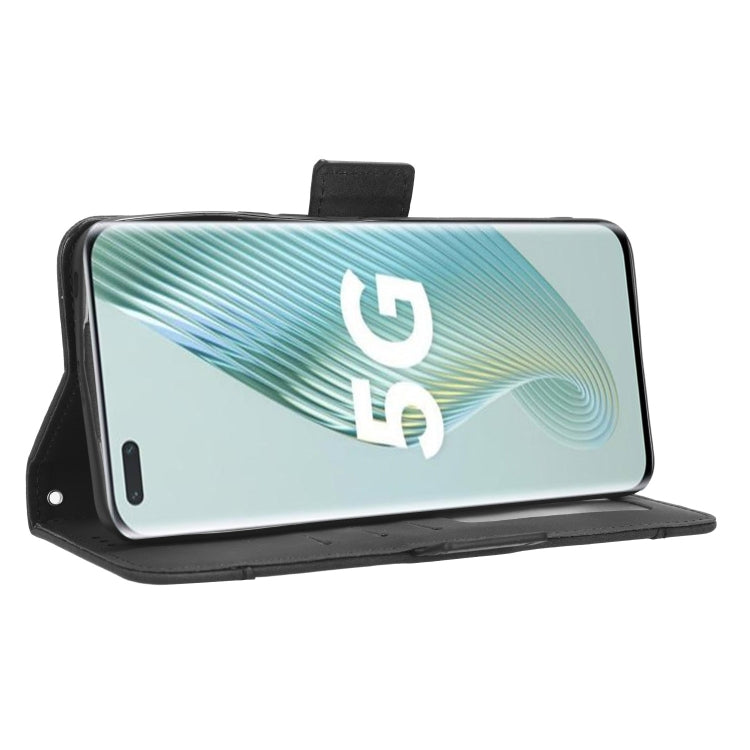 For Honor Magic5 Pro Skin Feel Calf Texture Card Slots Leather Phone Case(Black) - free shipping - PMC TechLife - Order now!
