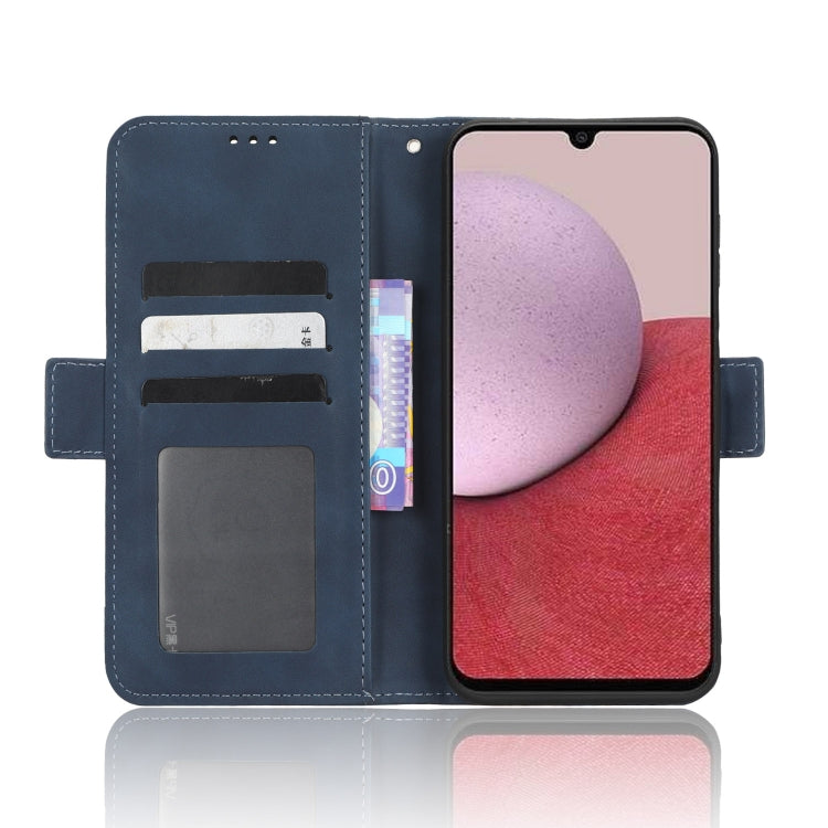 For Samsung Galaxy A24 4G Skin Feel Calf Texture Card Slots Leather Phone Case(Blue) - free shipping - PMC TechLife - Order now!