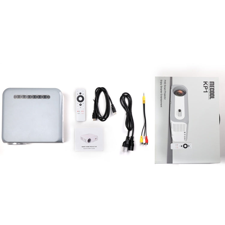 MECOOL KP1 1920x1080P 700ANSI Lumens Portable Mini LCD Smart Projector(EU Plug) - Mini Projector by MECOOL | Online Shopping South Africa | PMC TechLife