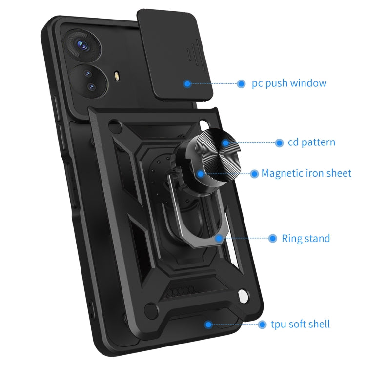 For Motorola Moto G53 5G Sliding Camera Cover Design TPU+PC Phone Case(Green) - free shipping - PMC TechLife - Order now!