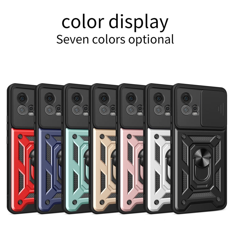 For Motorola Moto G72 Sliding Camera Cover Design TPU+PC Phone Case(Rose Gold) - free shipping - PMC TechLife - Order now!