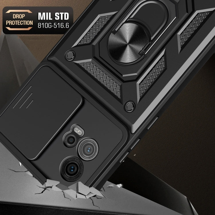 For Motorola Moto G72 Sliding Camera Cover Design TPU+PC Phone Case(Rose Gold) - free shipping - PMC TechLife - Order now!
