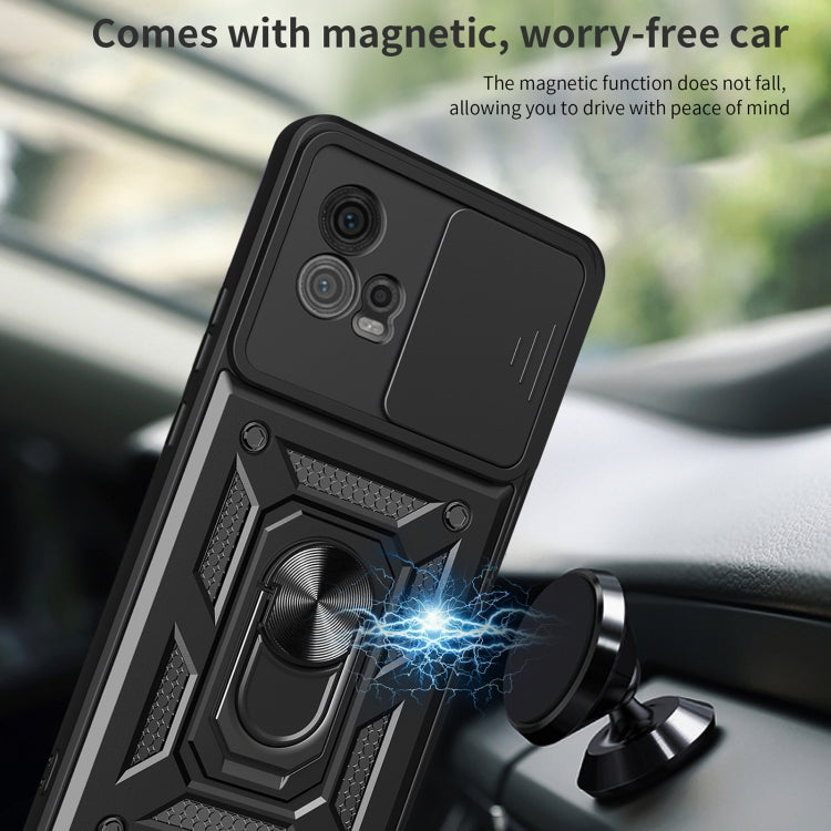 For Motorola Moto G72 Sliding Camera Cover Design TPU+PC Phone Case(Rose Gold) - free shipping - PMC TechLife - Order now!