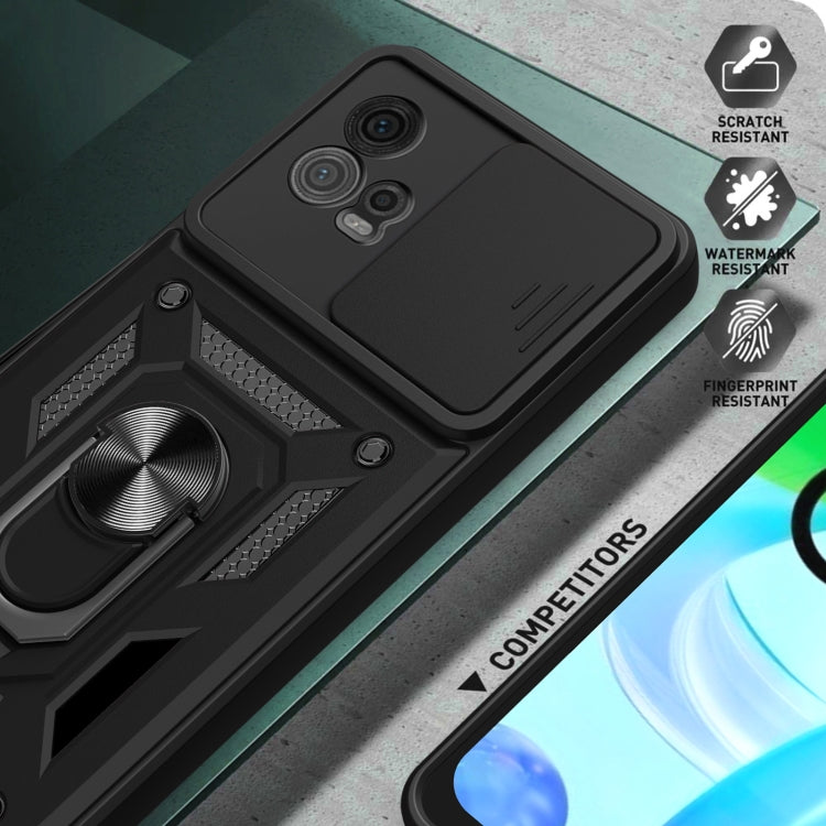 For Motorola Moto G72 Sliding Camera Cover Design TPU+PC Phone Case(Rose Gold) - free shipping - PMC TechLife - Order now!
