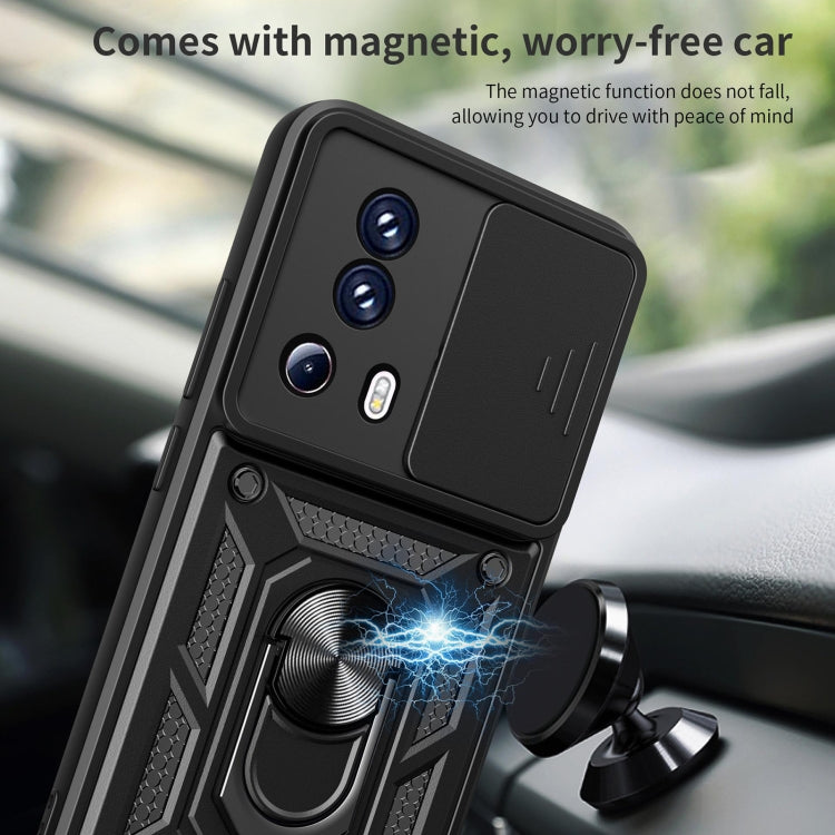For Xiaomi Civi 2 5G / 13 Lite Sliding Camera Cover Design TPU+PC Phone Case(Green) - free shipping - PMC TechLife - Order now!