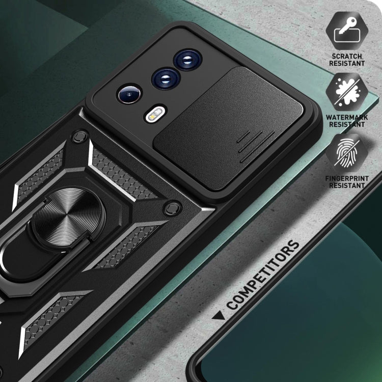 For Xiaomi Civi 2 5G / 13 Lite Sliding Camera Cover Design TPU+PC Phone Case(Green) - free shipping - PMC TechLife - Order now!