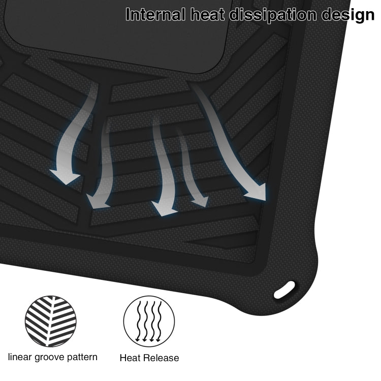 For Samsung Galaxy Tab A7 10.4 2020 T500 Spider King Silicone Protective Tablet Case(Black) - free shipping - PMC TechLife - Order now!