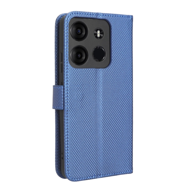 For Tecno Spark Go 2023 Diamond Texture Leather Phone Case(Blue) - free shipping - PMC TechLife - Order now!