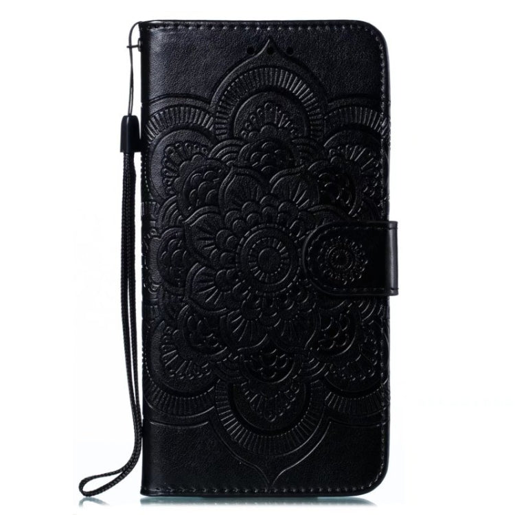 For Xiaomi Redmi Note 12 Pro 5G Global Sun Mandala Embossing Pattern Phone Leather Case(Black) - free shipping - PMC TechLife - Order now!