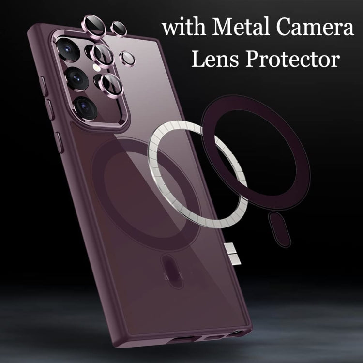 For Samsung Galaxy S23 Ultra 5G Acrylic PC MagSafe Magnetic Phone Case(Red) - Galaxy S23 Ultra 5G Cases by PMC TechLife | Online Shopping South Africa | PMC TechLife