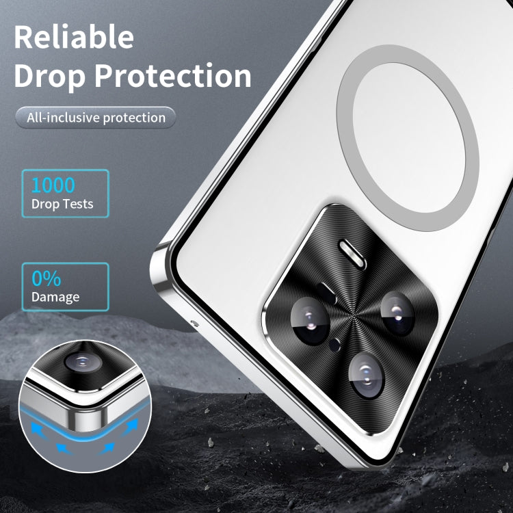 For Xiaomi 13 Pro MagSafe Magnetic Frosted Metal Phone Case(Silver) - free shipping - PMC TechLife - Order now!
