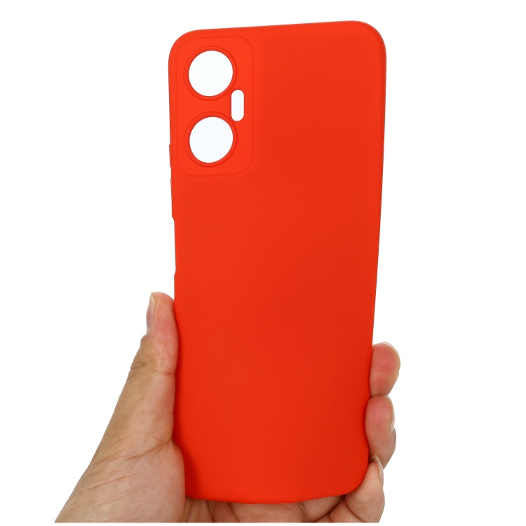 For Infinix Hot 20 5G Pure Color Liquid Silicone Shockproof Phone Case(Red) - free shipping - PMC TechLife - Order now!
