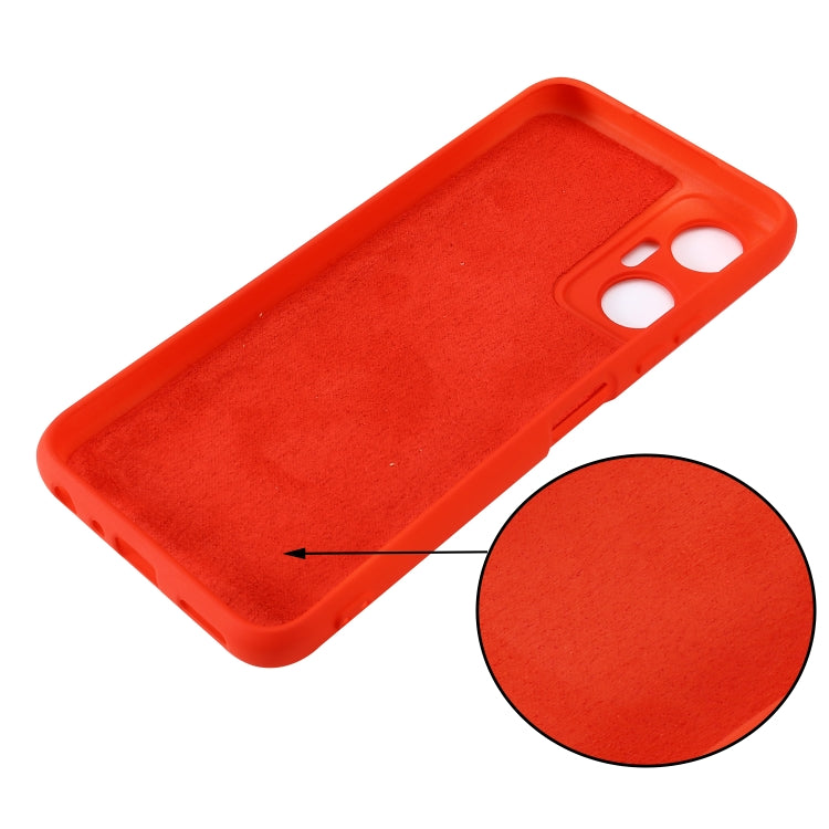 For Infinix Hot 20 5G Pure Color Liquid Silicone Shockproof Phone Case(Red) - free shipping - PMC TechLife - Order now!