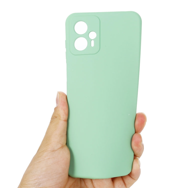 For Motorola Moto G13 / G23 Pure Color Liquid Silicone Shockproof Phone Case(Green) - free shipping - PMC TechLife - Order now!