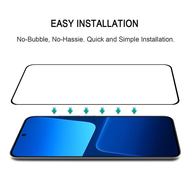 For Xiaomi 13 Ultra 25pcs Full Glue 9H HD 3D Curved Edge Tempered Glass Film(Black) - 13 Ultra Tempered Glass by PMC TechLife | Online Shopping South Africa | PMC TechLife