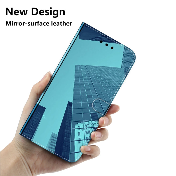 For Samsung Galaxy A24 4G Imitated Mirror Surface Leather Phone Case(Blue) - free shipping - PMC TechLife - Order now!