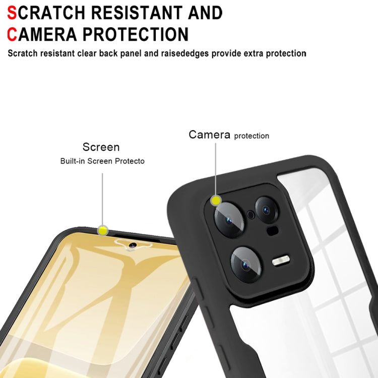 For Xiaomi 13 Pro Acrylic + TPU 360 Degrees Full Coverage Phone Case(Black) - free shipping - PMC TechLife - Order now!