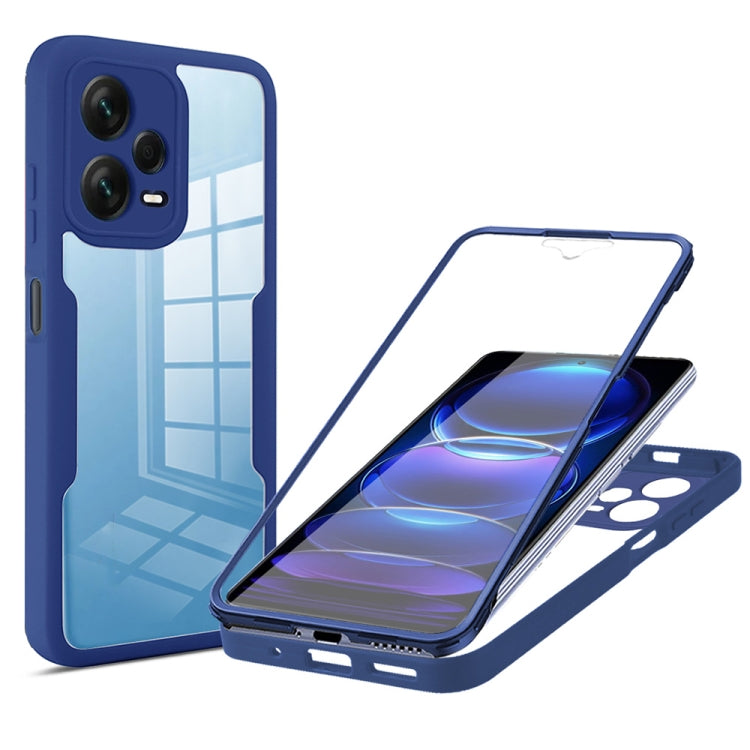 For Xiaomi Redmi Note 12 Pro 5G / Poco X5 Pro Acrylic + TPU 360 Degrees Full Coverage Phone Case(Blue) - free shipping - PMC TechLife - Order now!