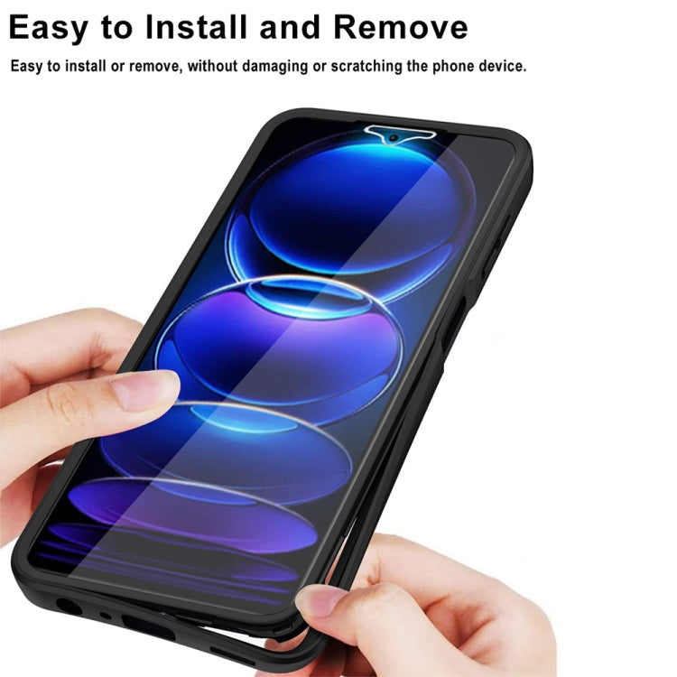 For Xiaomi Redmi Note 12 Pro 5G / Poco X5 Pro Acrylic + TPU 360 Degrees Full Coverage Phone Case(Black) - free shipping - PMC TechLife - Order now!