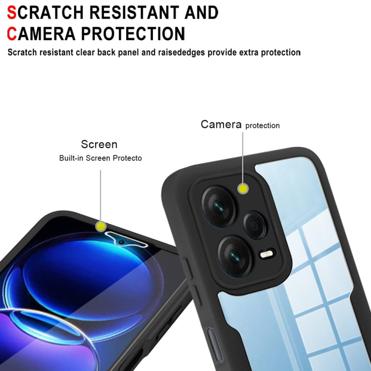 For Xiaomi Redmi Note 12 Pro 5G / Poco X5 Pro Acrylic + TPU 360 Degrees Full Coverage Phone Case(Blue) - free shipping - PMC TechLife - Order now!