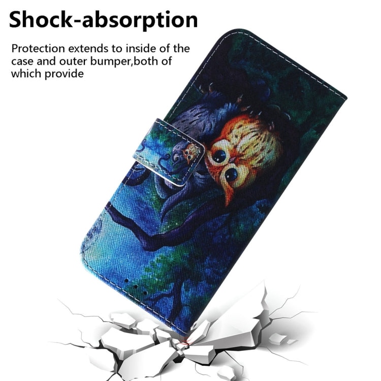 For Xiaomi Redmi 12C / 11A Coloured Drawing Flip Leather Phone Case(Oil Painting Owl) - free shipping - PMC TechLife - Order now!
