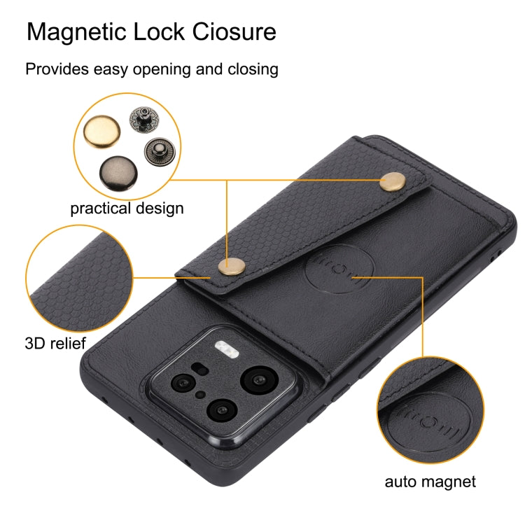 For Xiaomi 13 Double Buckle Magnetic Phone Case(Blue) - free shipping - PMC TechLife - Order now!