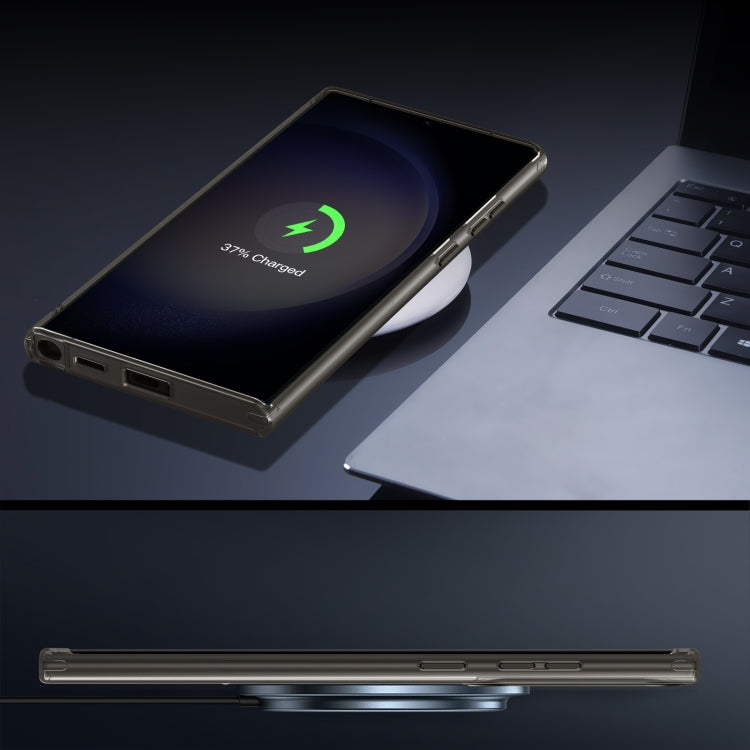 For Samsung Galaxy S22 Ultra 5G LK 3 in 1 MagSafe Magnetic Holder Phone Case(Black) - Galaxy S22 Ultra 5G Cases by PMC TechLife | Online Shopping South Africa | PMC TechLife