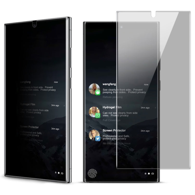 For Samsung Galaxy S23 Ultra / S22 Ultra 5G IMAK Curved Full Screen Privacy Hydraulic Film III - Galaxy S23 Ultra 5G Tempered Glass by imak | Online Shopping South Africa | PMC TechLife | Buy Now Pay Later Mobicred