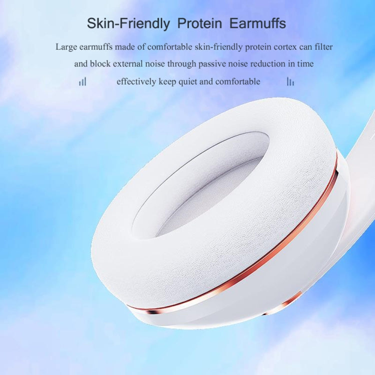 KE22 Folded Noise Reductiong Wireless Bluetooth Headphones(Pink) - Headset & Headphone by PMC TechLife | Online Shopping South Africa | PMC TechLife