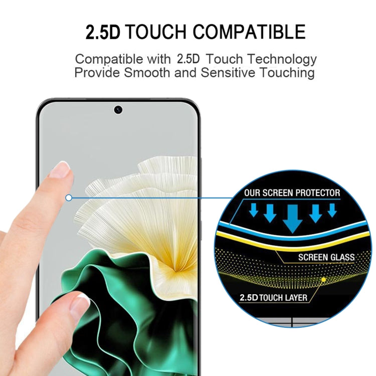 For Huawei P60 / P60 Pro / P60 Art Edge Glue 3D Curved Edge Full Screen Tempered Glass Film - free shipping - PMC TechLife - Order now!