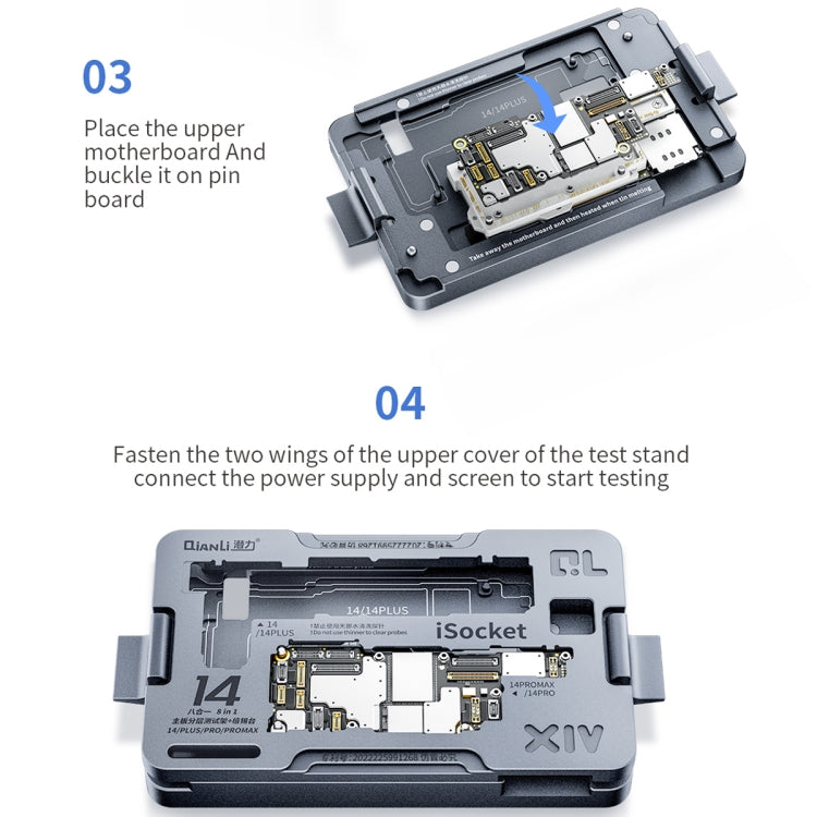 Qianli iSocket Motherboard Layered Test Fixture For iPhone 14 Series - free shipping - PMC TechLife - Order now!